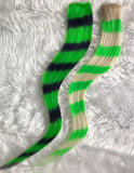 Striped Raccoon Tail Extensions (Assorted Colours) Set of 2