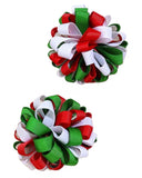 2pc Pom-Pom Ribbon Clips