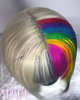 Blonde & Rainbow Toppers