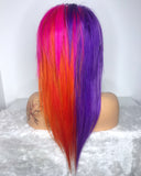 Tequila Sunrise - No Lace Machine Wig