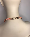 Orange Heart Layered Necklace