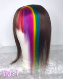 Brown & Rainbow Toppers