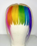 Clip-in Rainbow Lace Bangs