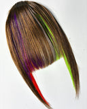 Halloween clip-in French Bangs