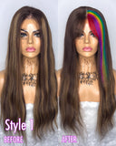 Brown & Rainbow Toppers