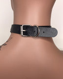 Rainbow & Silver Layered Necklace Choker