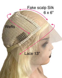 Femme Fatale - Fake Scalp Silk Top Wig