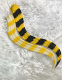 Striped Raccoon Tail Extensions (Assorted Colours) Set of 2