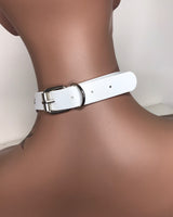 Purple & White Choker Layered Necklace