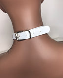 Purple & White Choker Layered Necklace