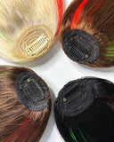 Halloween clip-in French Bangs