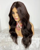 Toffee Luxe 🚨 Ready to Ship - Fake Scalp Silk Top