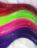 Tinsel Clip-in Hair Extensions (Assorted Sets)