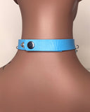 Blue Charm Layered Choker Necklace