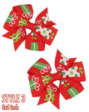 2pc Xmas Hair Clips