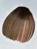 Neapolitan clip-in Blunt Bangs