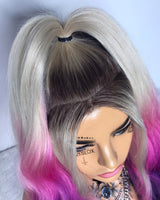 Pink Champagne - Fake Scalp Silk Top