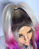 Pink Champagne - Fake Scalp Silk Top