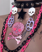 Punky Charm Layered Choker Necklace