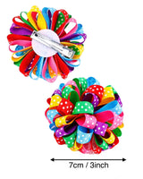 2pc Pom-Pom Ribbon Clips