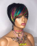 Black Rainbow - No Lace Wig