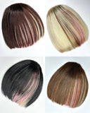 Neapolitan clip-in Blunt Bangs