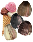 Neapolitan clip-in Blunt Bangs