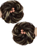 Small Elastic Human Hair Scrunchies