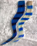 Striped Raccoon Tail Extensions (Assorted Colours) Set of 2