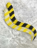 Striped Raccoon Tail Extensions (Assorted Colours) Set of 2
