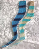 Striped Raccoon Tail Extensions (Assorted Colours) Set of 2