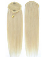 Blonde Dyable Drawstring Pony Tail Extension