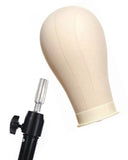 Canvas Mannequin Head with Tripod